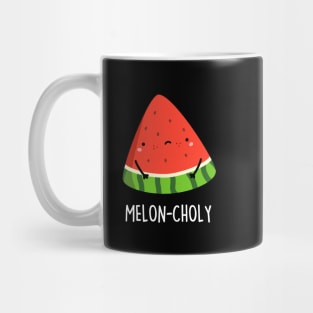 Meloncholy Cute Watermelon Pun Mug